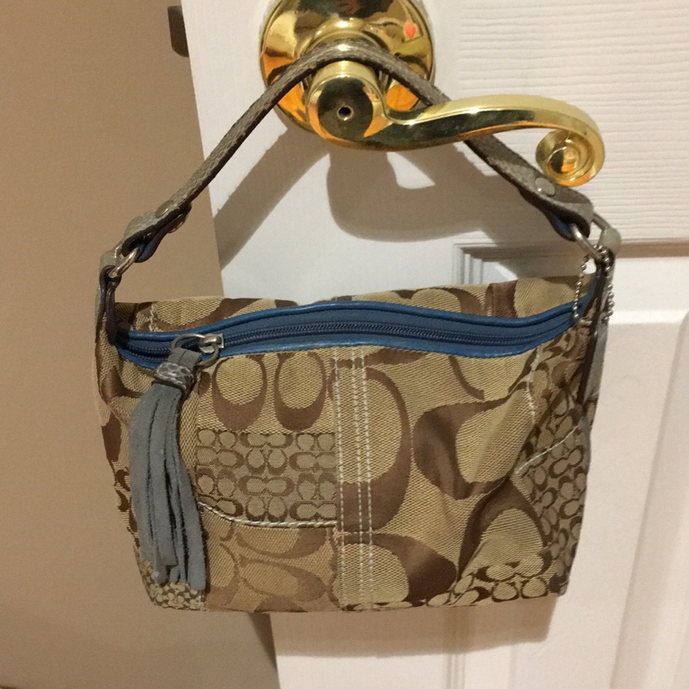 Coach Mini Tote with Classic “CC” Design